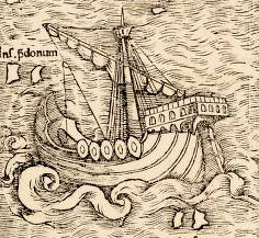 portion of a map by Sebastian Münster